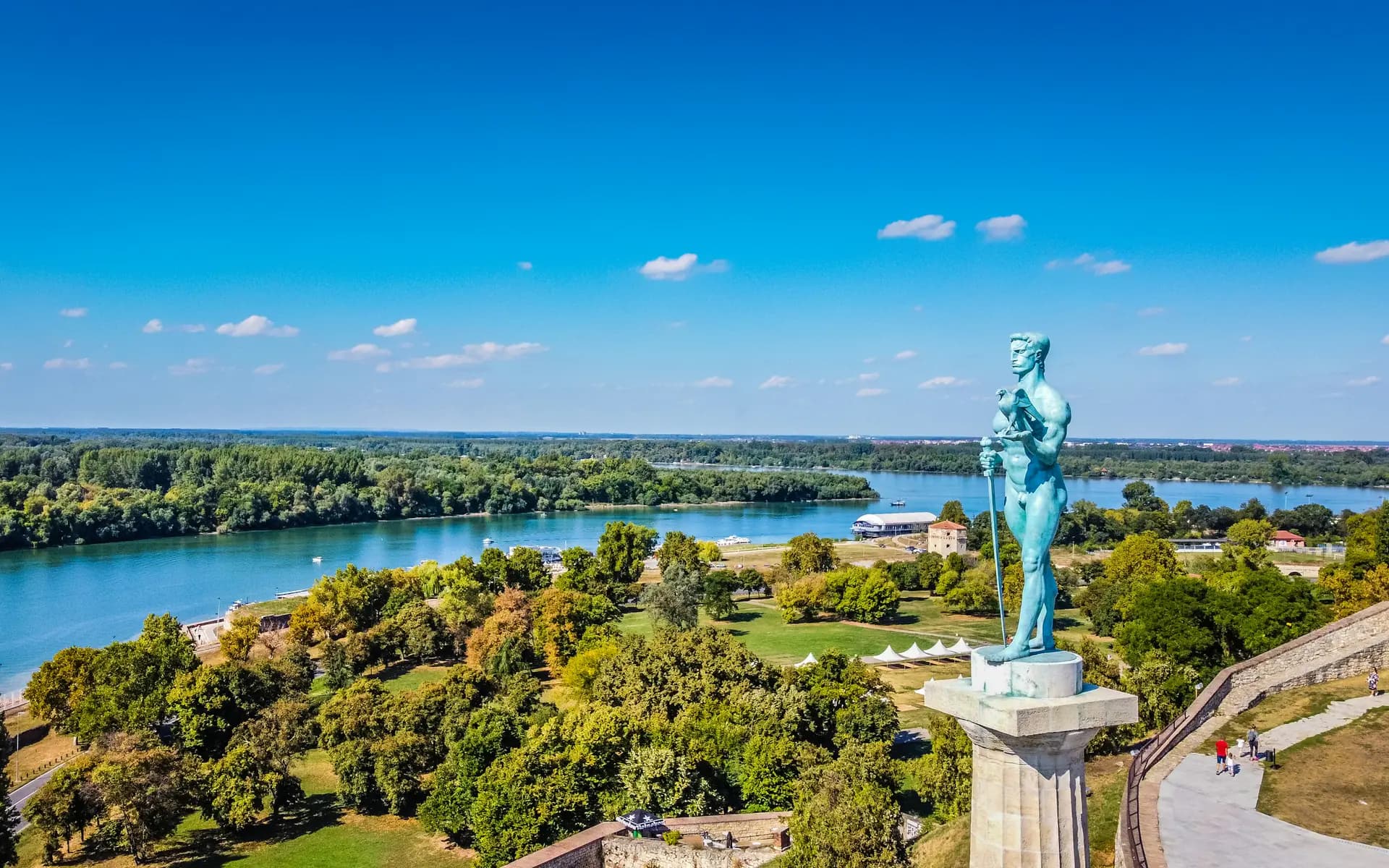 Beogradska tvrđava iznad reka